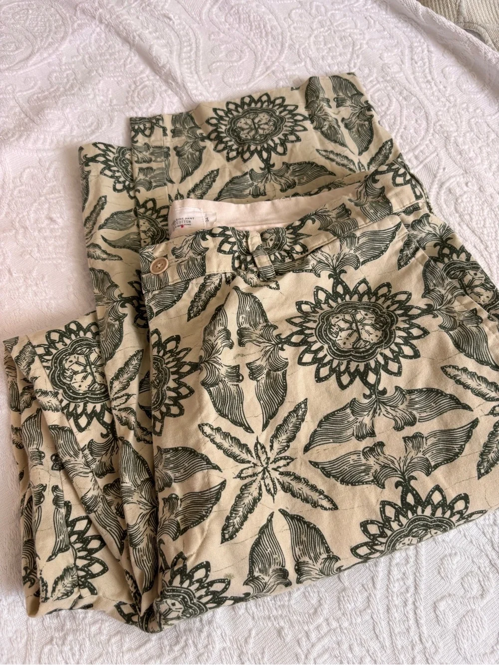 J Crew Poolside Pant 100% Cotton